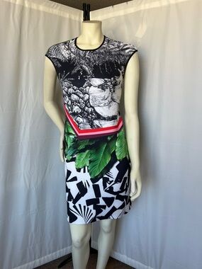 Clover Canyon Graphic Print Neoprene Dress